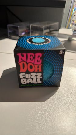 Needoh fuzz ball blue