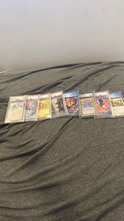 Professionally graded Pokémon cards