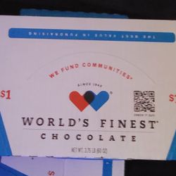 Middle School Chocolate Bar Fundraiser 