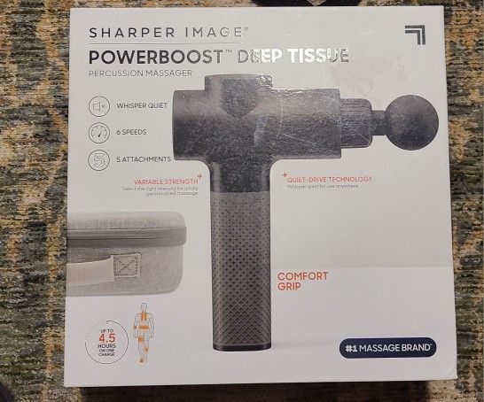 Sharper Image Powerboost Deep Tissue Massager