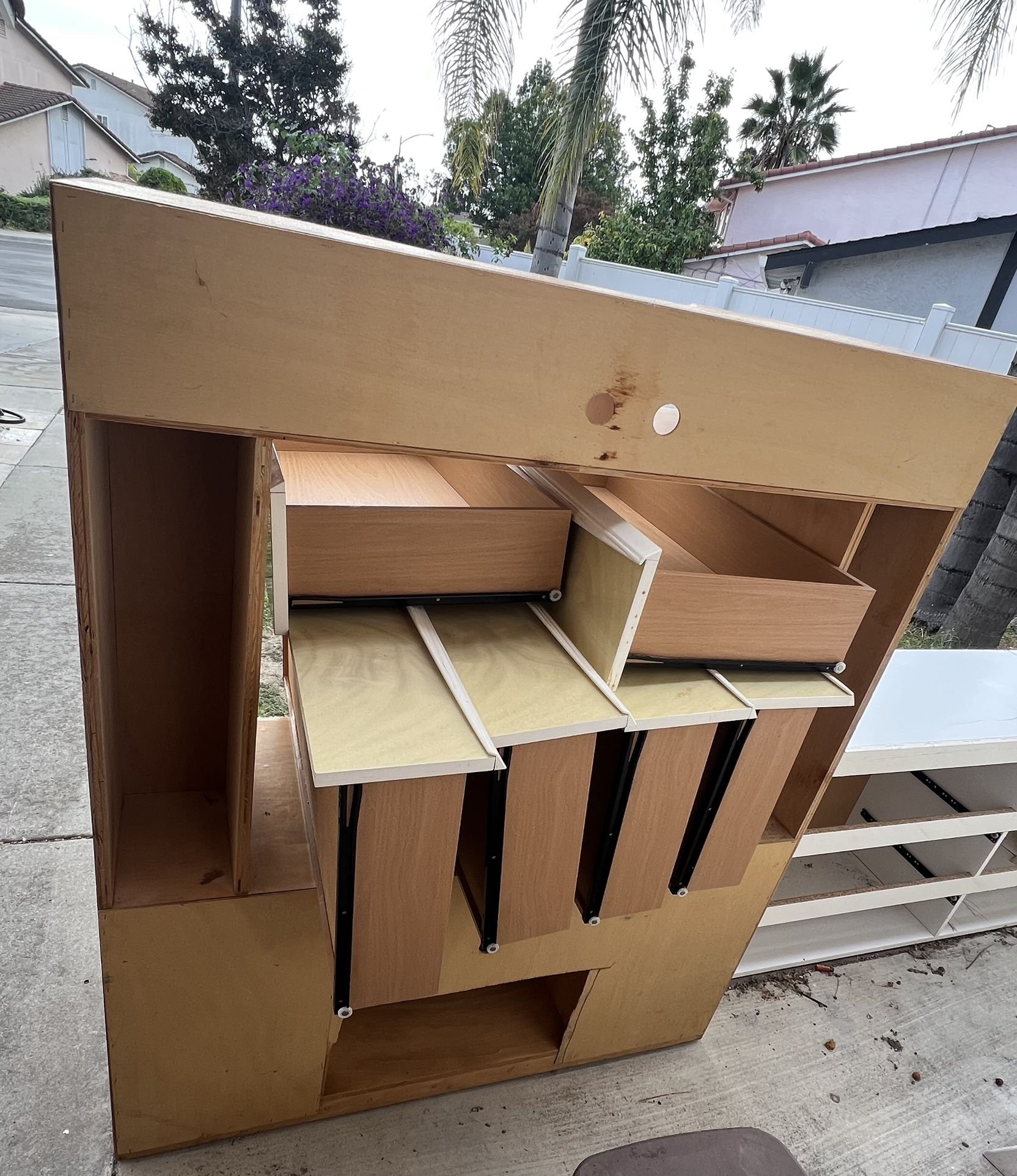 Free Furniture Drawers Dresser Chest And Entertainment Stand Shelf