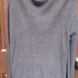 Gray Sweater Long Sleeve Men L.