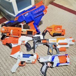 Vintage NERF Blasters Assortment Set of 7 - All Work/Great Condition