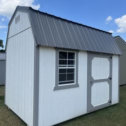 8x12 Side Lofted Shed 