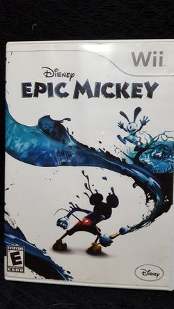 Wii Disney Epic Mickey game