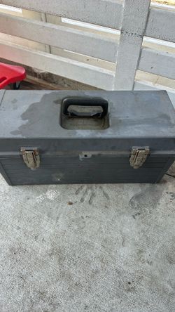 Gray tool box $30