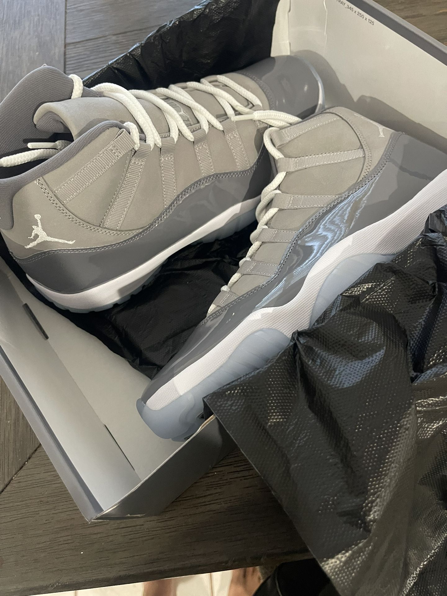 New Jordan 11s Cool Grey Size 11