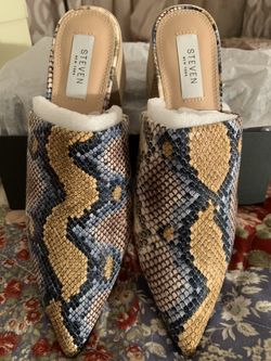 Brand New Steven Snake Skin Pumps