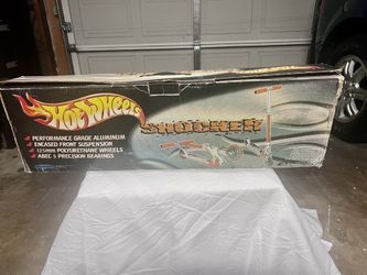 Hot wheels Mattel Foldable Aluminum Kick Scooter RARE Blue 2000