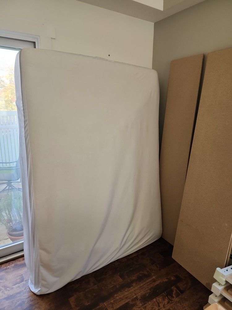 Full Matress And Platform Bed