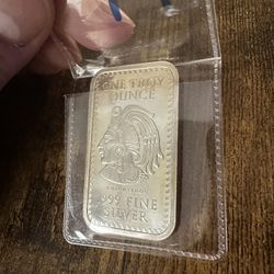 1oz Silver Bar
