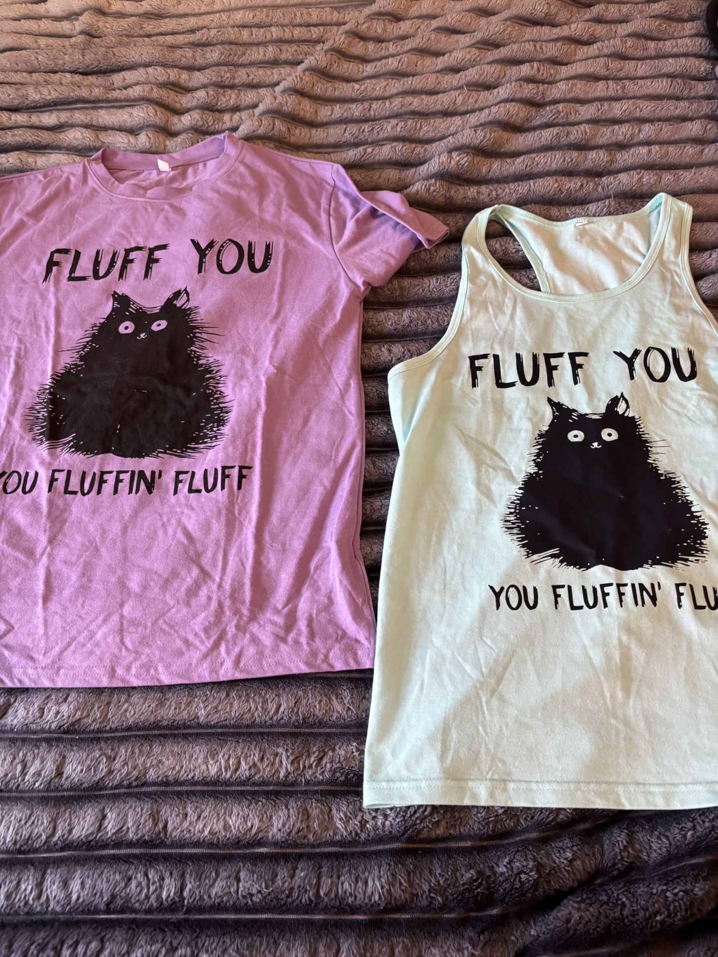 Cat Lover Tee Shirt & Tank Top - Size L