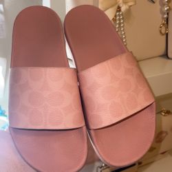 pink coach slides
