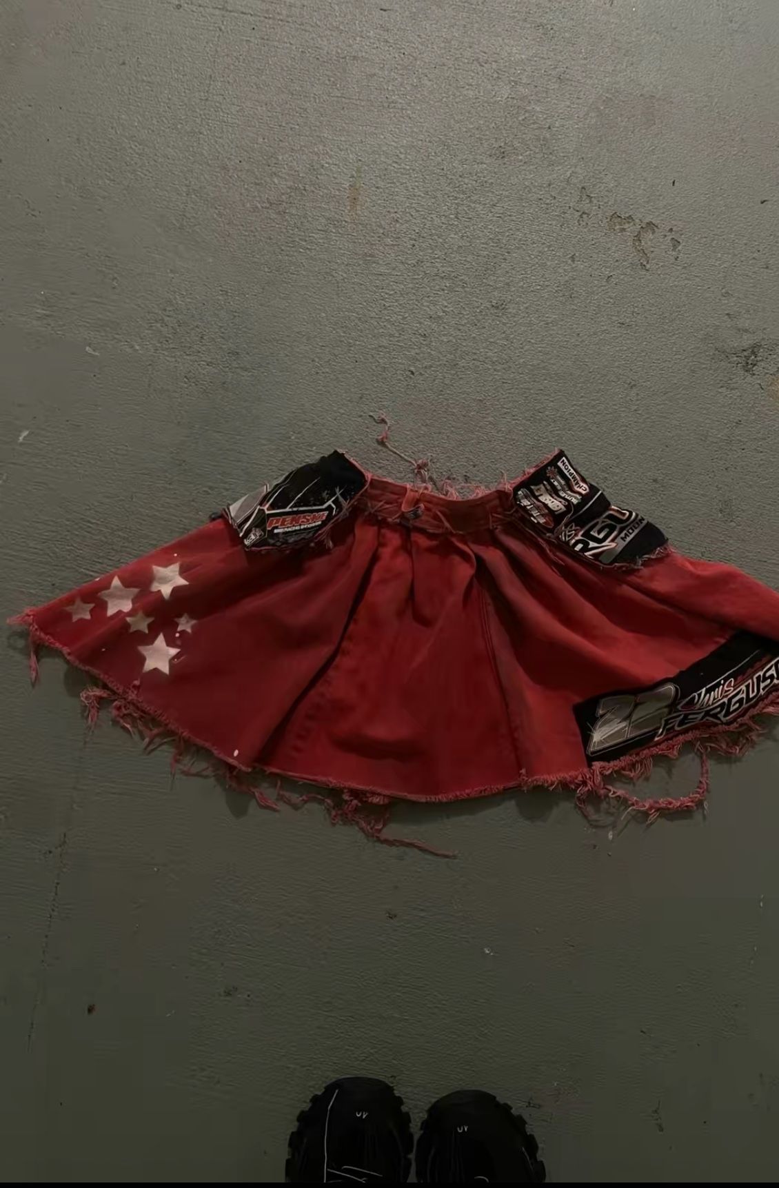 Red And Green Mini Skirts