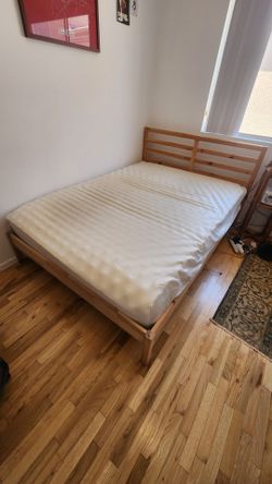 Ikea Tarva Full Bed with mattress