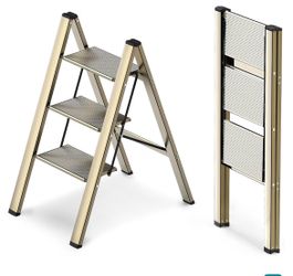 3 Step Ladder. Fits under most counters. 2” thin