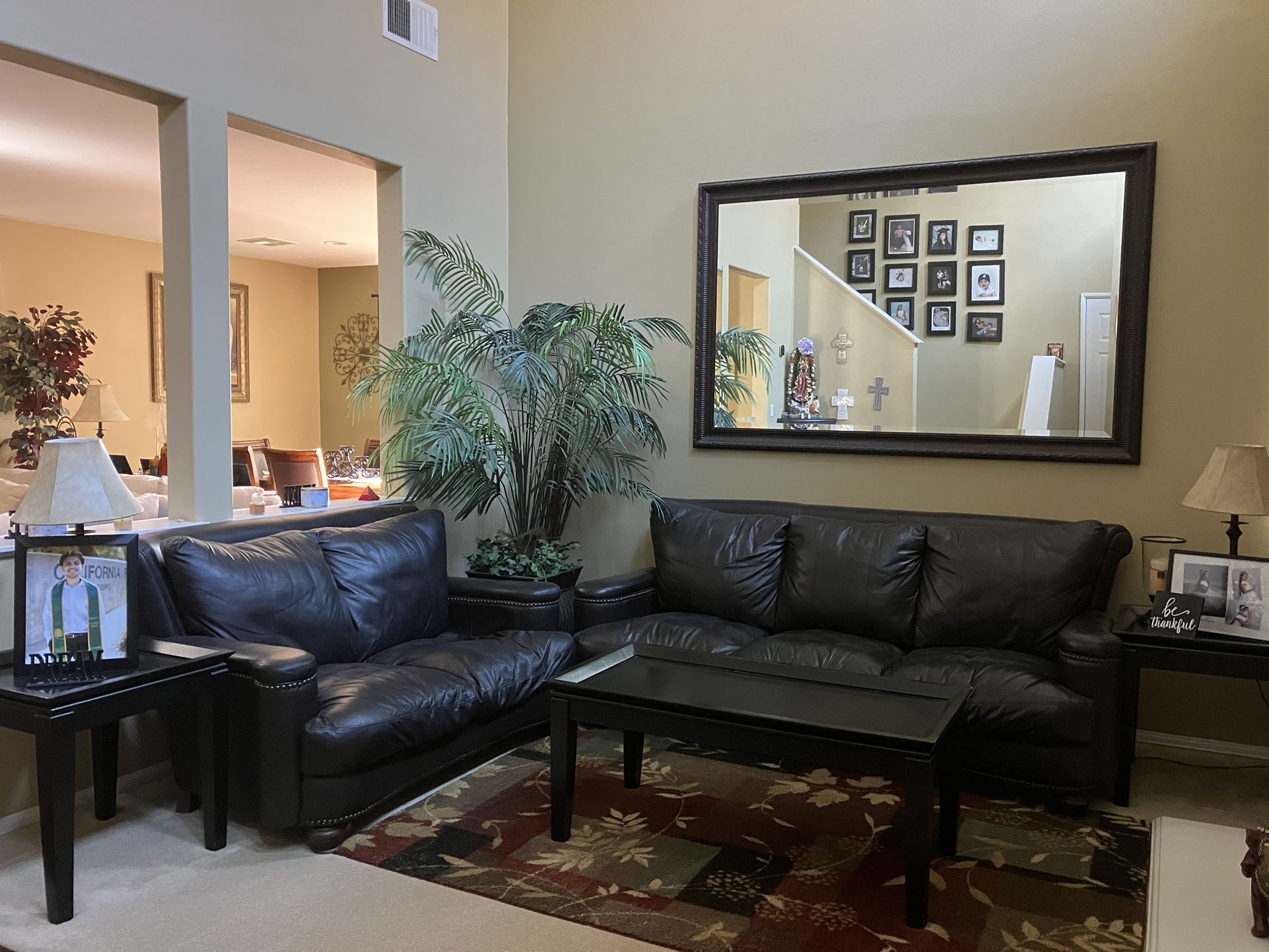 Genuine Leather Sofa Set