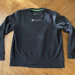Curry Under Armour Sesame Street Sweatshirt - Size XL -  Black Shirt with Multicolor Imaging  