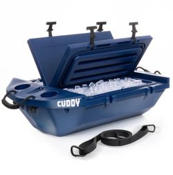 Navy 40-Quart Insulated Chest Cooler