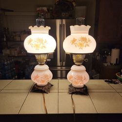 Vintage Hurricane Lamps