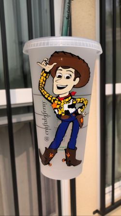 Woody Starbucks cup