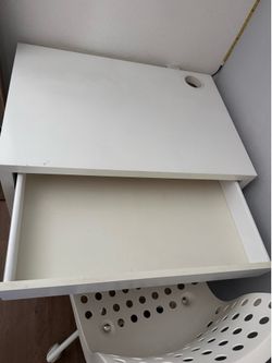 Desk and chair