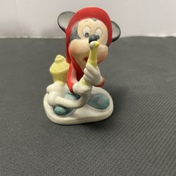 VINTAGE WALT DISNEY FIRE CHIEF MICKEY MOUSE 3.5” FIGURINE KOREA (SF824)