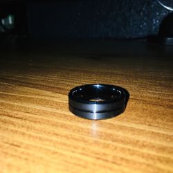 Black Steel Tungs Ring