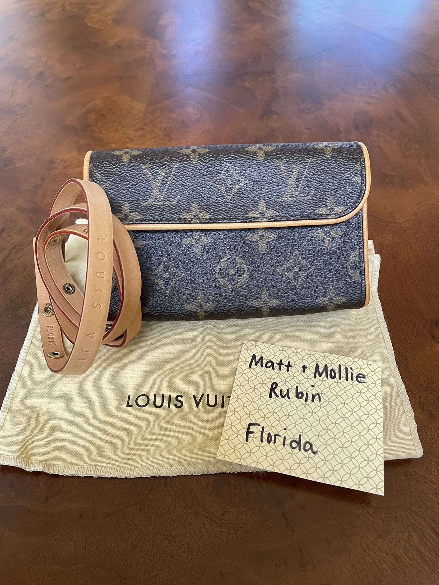 Authentic Louis Vuitton Florentine Pouch