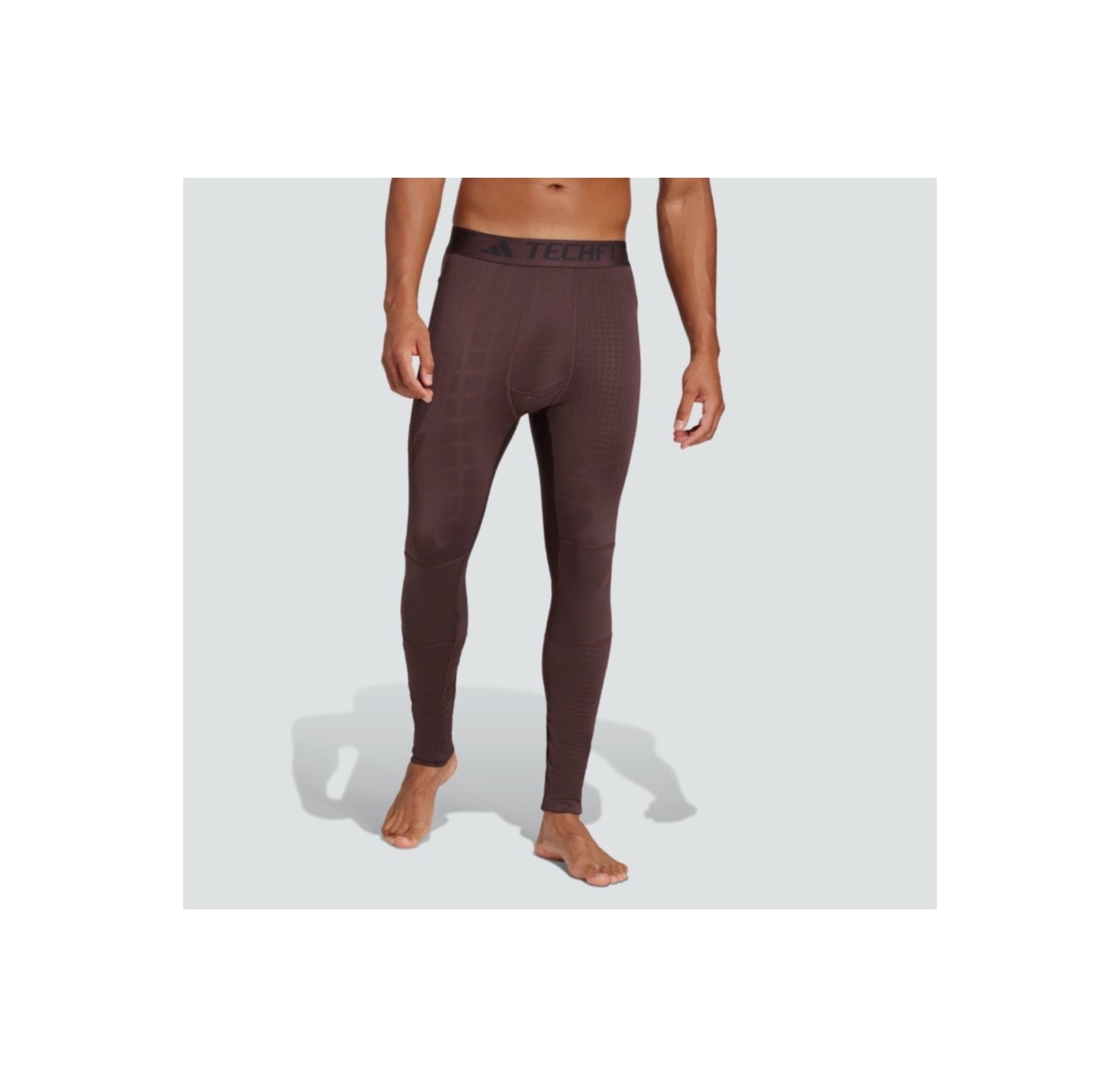 Adidas TECHFIT COLD.RDY Training Long Tights w pocket Men’s sz M Shadow BrownNEW
