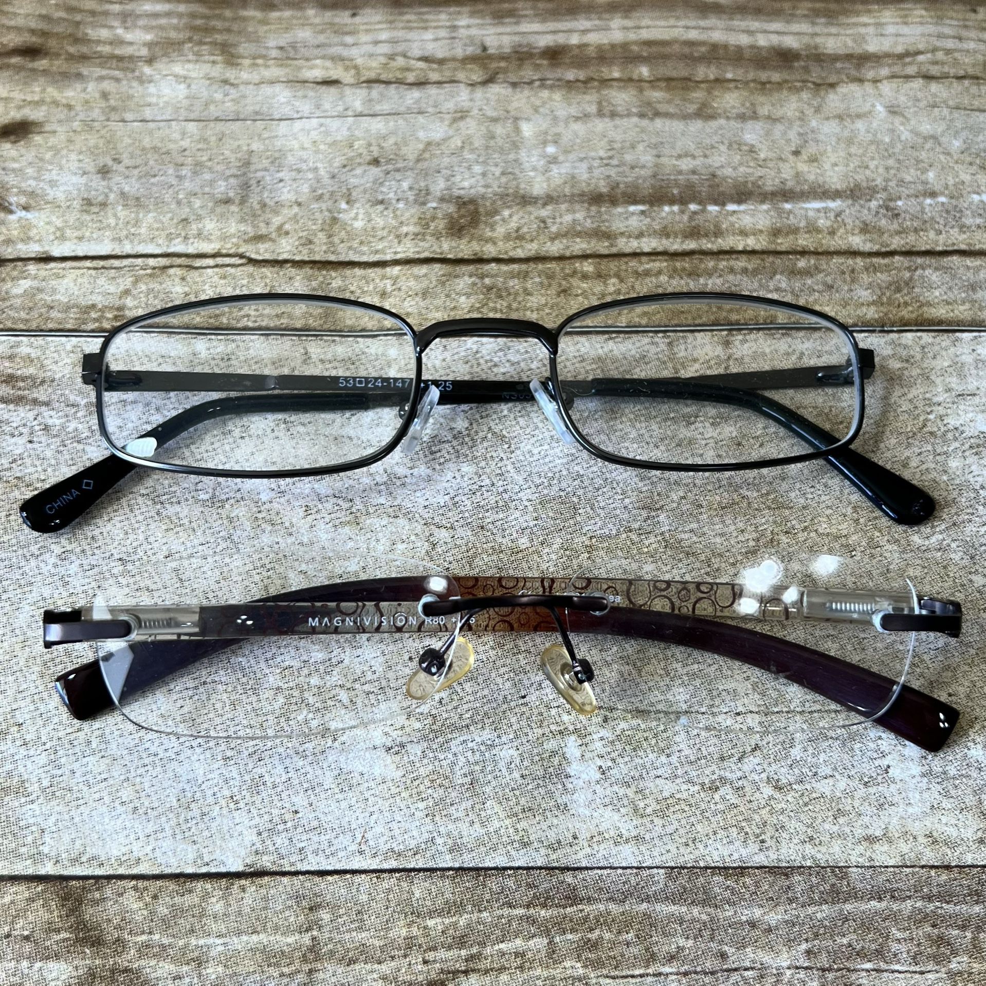 2 Different Vintage Womens Glasses