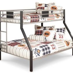 Ashely Dinsmore Twin over Full Bunk Bed - Used And Need To Assemble 