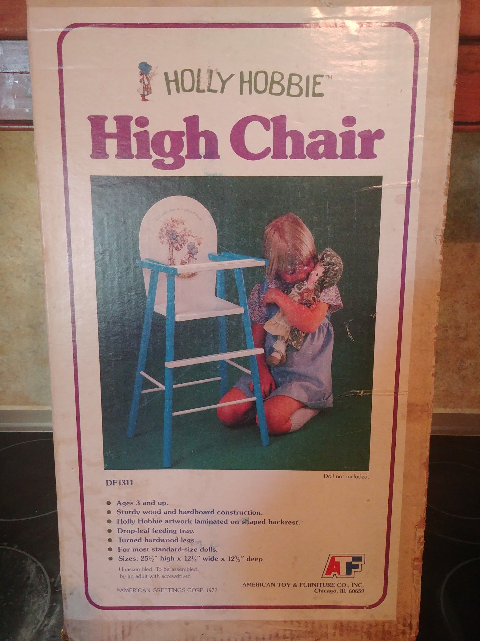 Holly Hobbie Doll Highchair