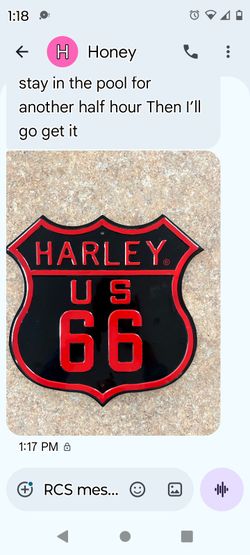 Harley Route 66 Sign