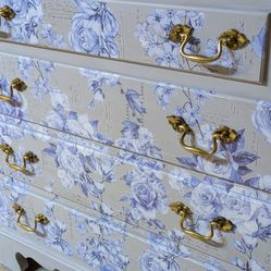 french country cottage finish 
Darling secretary desk cabinet 
Perfect in your cottage bedroom, farmhouse living room, or anywhere you need an adorabl