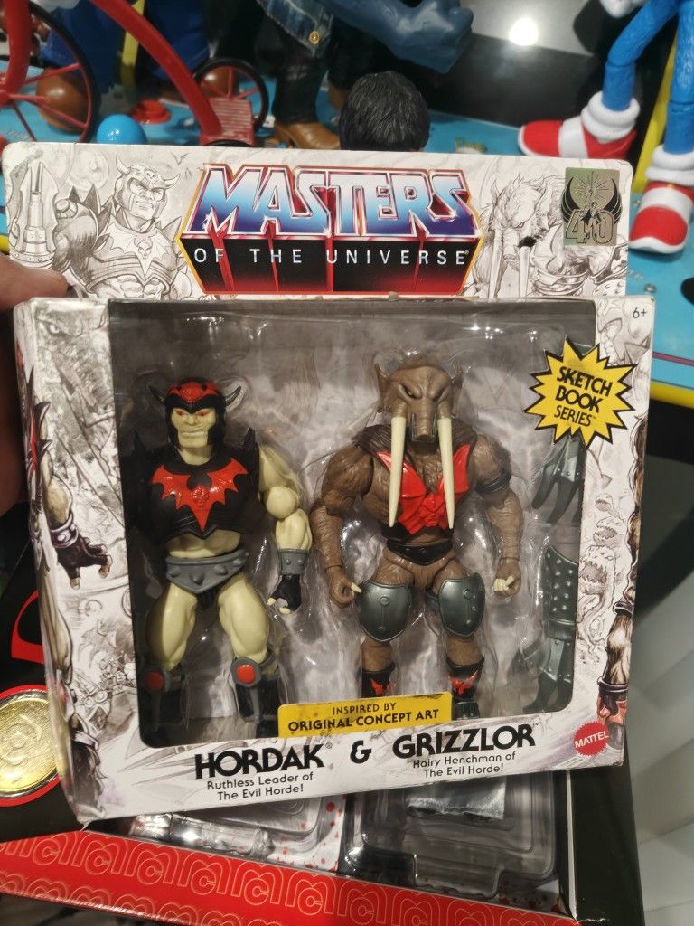 Masters of the Universe Origins Sketchbook Series Hordak & Grizzlor