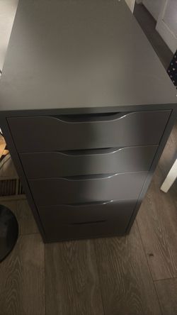 IKEA grey desk drawers