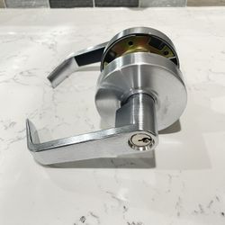 Storeroom Lever Lockset. 