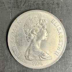 Winston Churchill Nickle Coin 2 Crown Pound