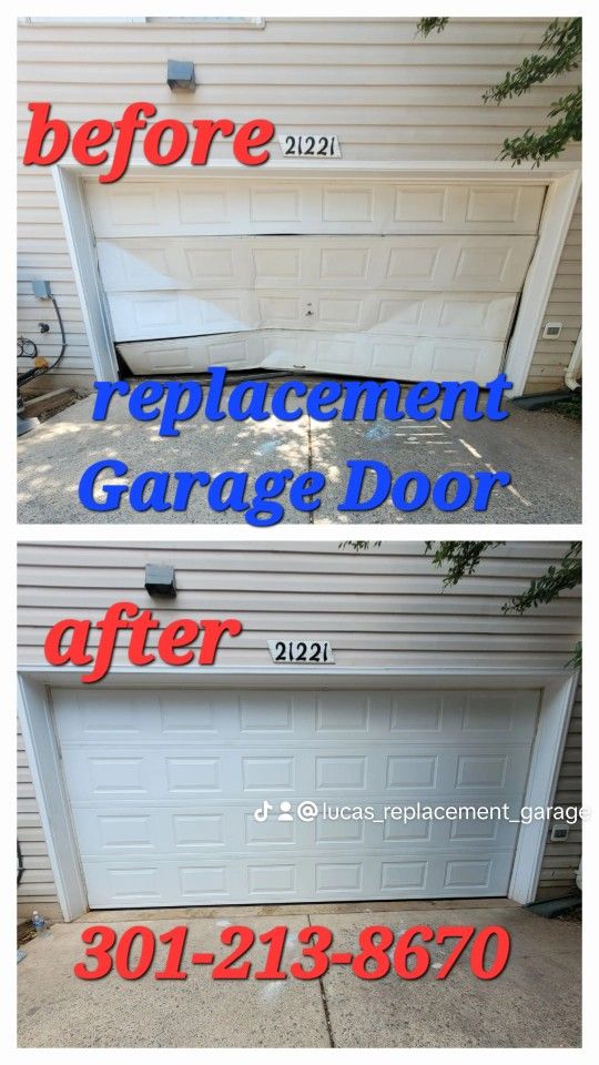 Replace garage door