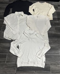 Bundle of 5 Men's Long Sleeve Shirts Size XL