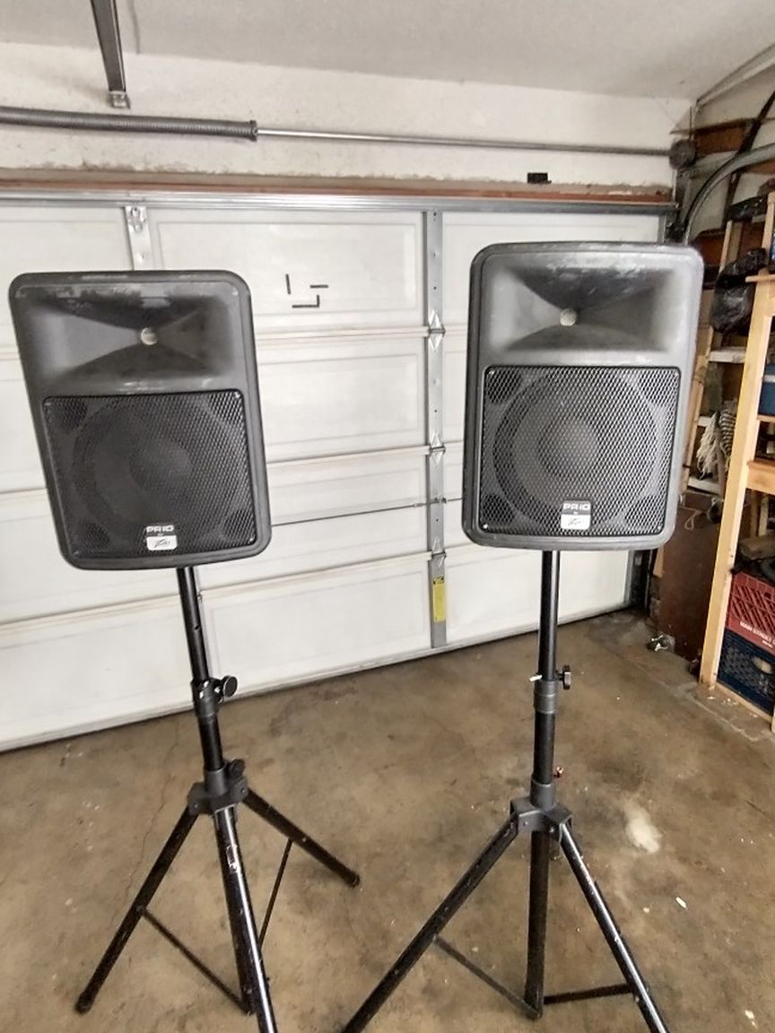 PR10 Speakers and stands for $125 Or OBO