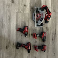 Milwaukee Drills , Impacts And Circular Saw 18 & 12vo