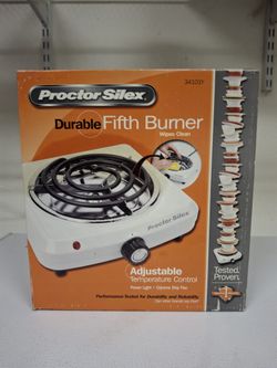 Proctor silex electric burner. Cash only