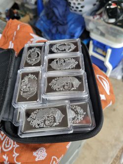 21x 1oz Silver Bars 60 Each