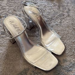 Wild pair silver shoes