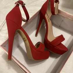 Red Heel Pumps 