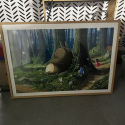Free totoro frame and poster