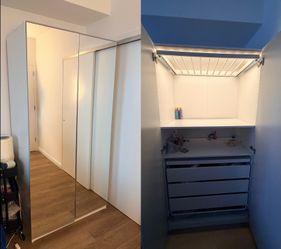 Wardrobe with Mirror Doors - IKEA PAX