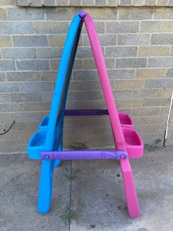 Kids Dry Erase Board With Chalkboard 